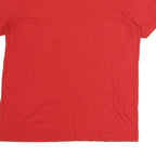 MICHAEL KORS Mens Red Cotton T-Shirt XL Short Sleeve Crew Neck Plain Classic Fit