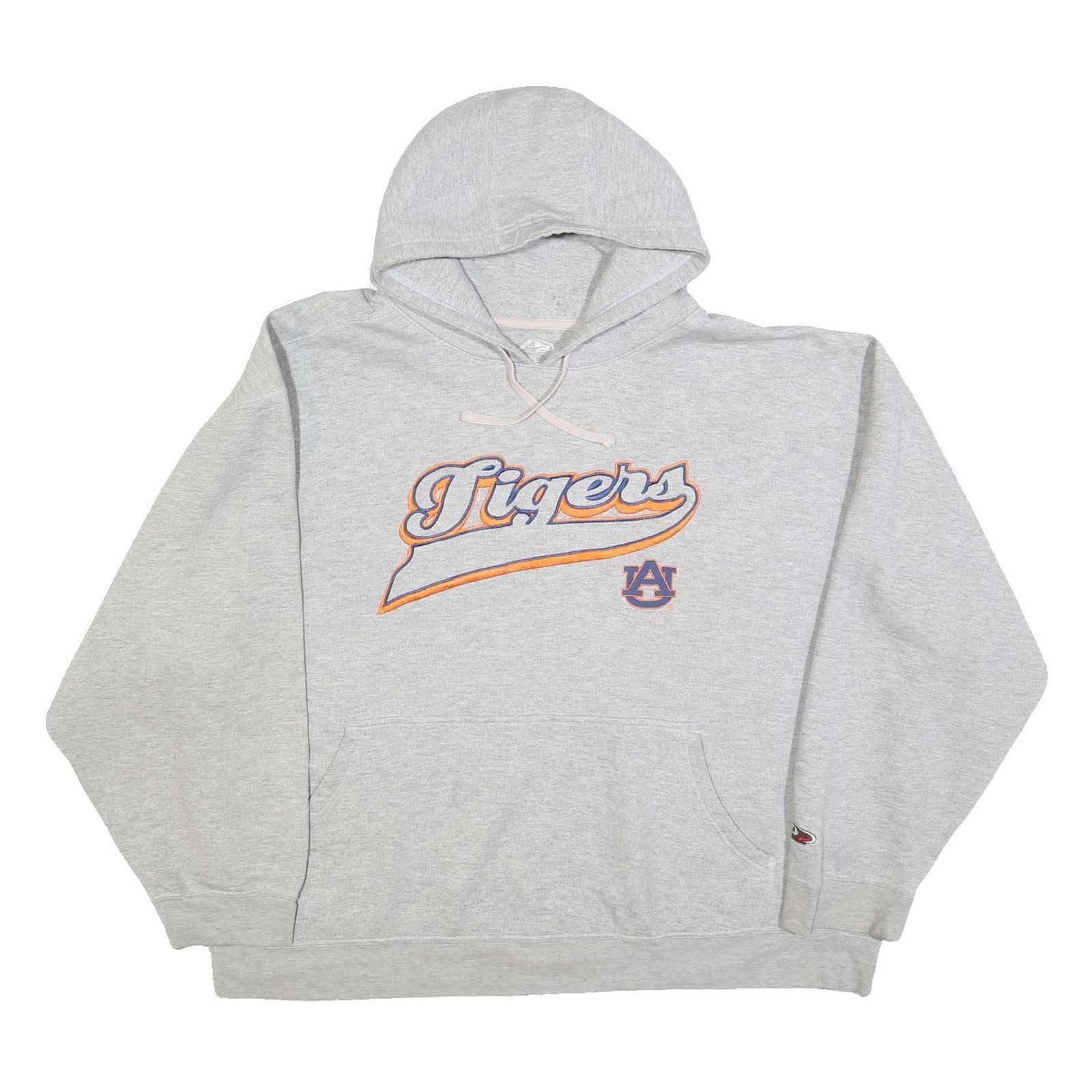 PRO PLAYER Womens Grey Tigers Pullover Hoodie 2XL Cotton Blend Casual