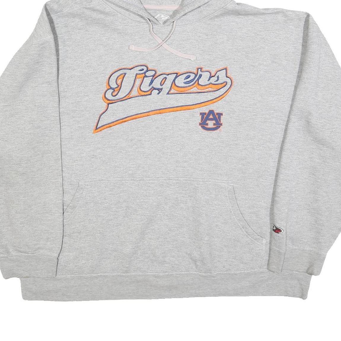PRO PLAYER Womens Grey Tigers Pullover Hoodie 2XL Cotton Blend Casual