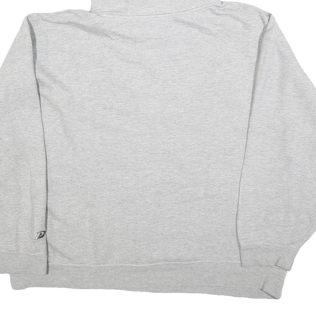 PRO PLAYER Womens Grey Tigers Pullover Hoodie 2XL Cotton Blend Casual