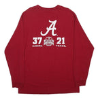 TRI LAKE SPORTSWEAR Mens Red Alabama Football Champions Long Sleeve Crew Neck