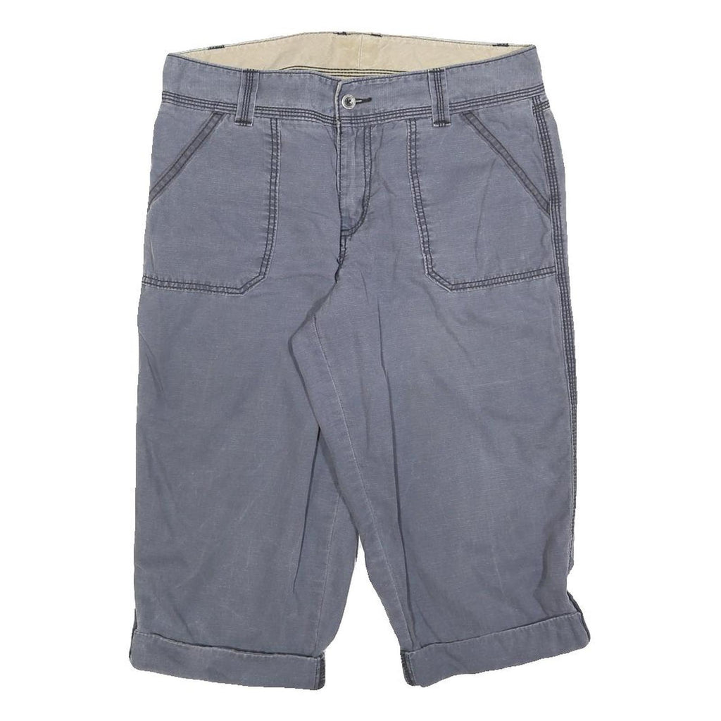 CARHARTT Womens Shorts Blue Casual M W32 Cotton Blend Workwear Relaxed Fit