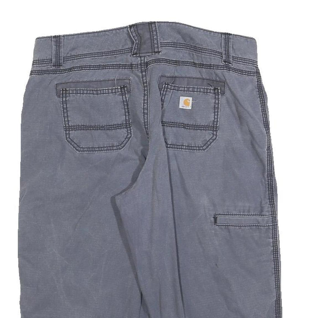 CARHARTT Womens Shorts Blue Casual M W32 Cotton Blend Workwear Relaxed Fit