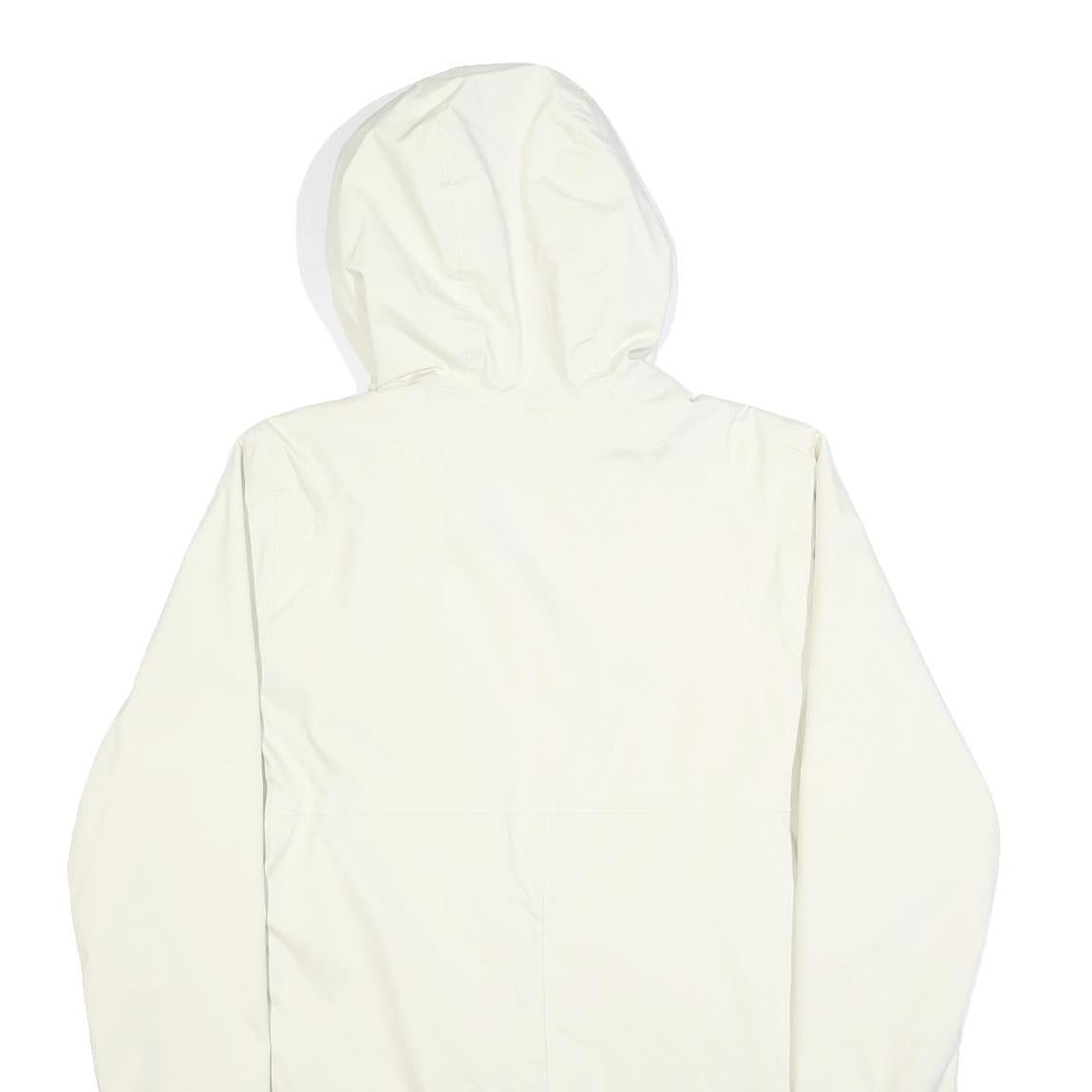 COLUMBIA Womens Cream Zip Hoodie Jacket XL Polyester Blend Plain Outdoor