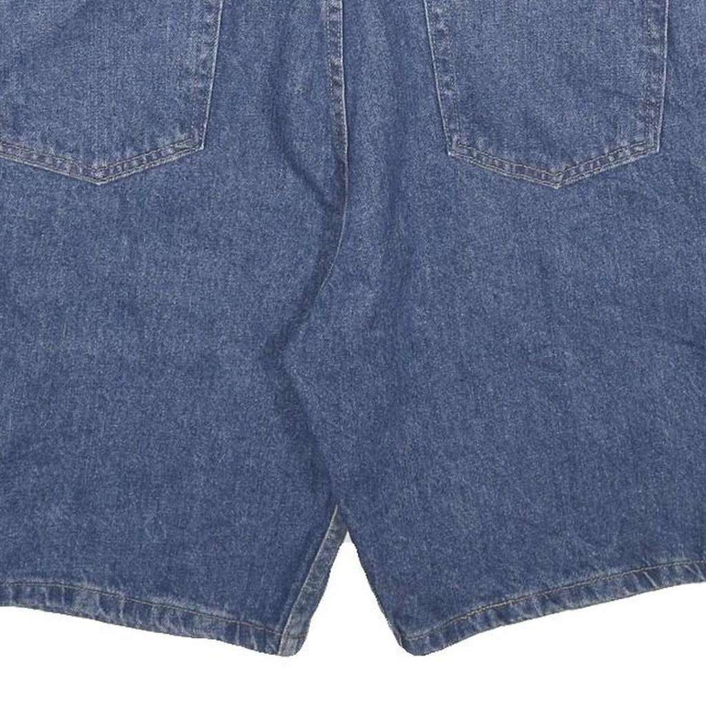 WRANGLER Mens Blue Denim Casual Shorts L W36 Classic Cotton Summerwear