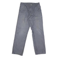 CARHARTT Mens Cotton Blend Blue Regular Straight Trousers W30 L30 Workwear Zip