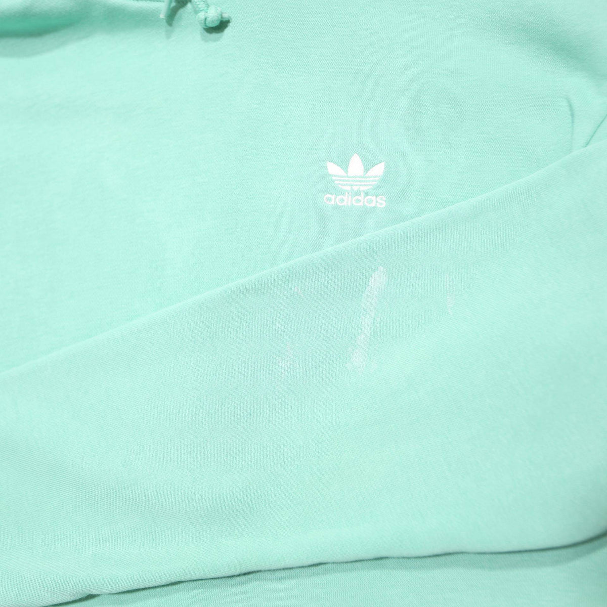 ADIDAS Mens Blue Pullover Hoodie M Cotton Blend Casual Sweatshirt