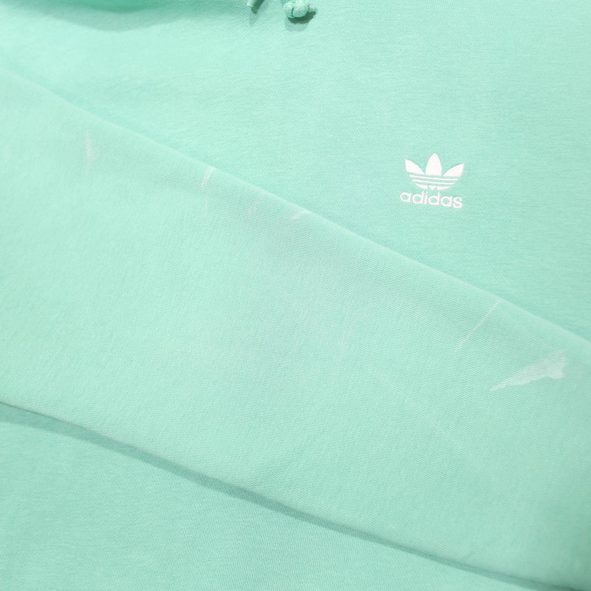 ADIDAS Mens Blue Pullover Hoodie M Cotton Blend Casual Sweatshirt