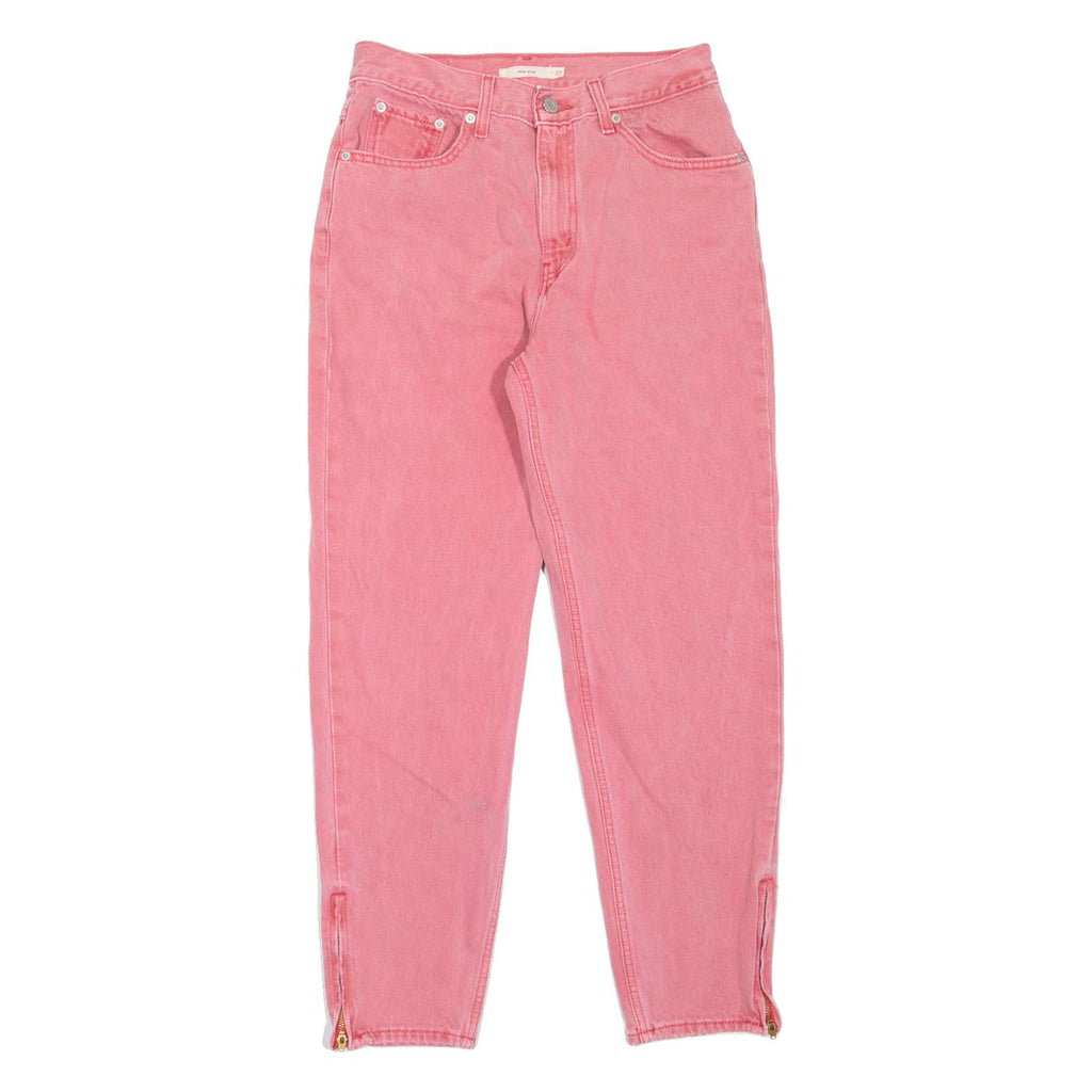 LEVI'S BIG E Womens Jeans Pink Regular Mom W27 L27