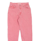 LEVI'S BIG E Womens Jeans Pink Regular Mom W27 L27
