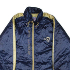 LOGO ATHLETIC X NFL St. Louis Cardinals Mens Jacket Blue Nylon USA 2XL