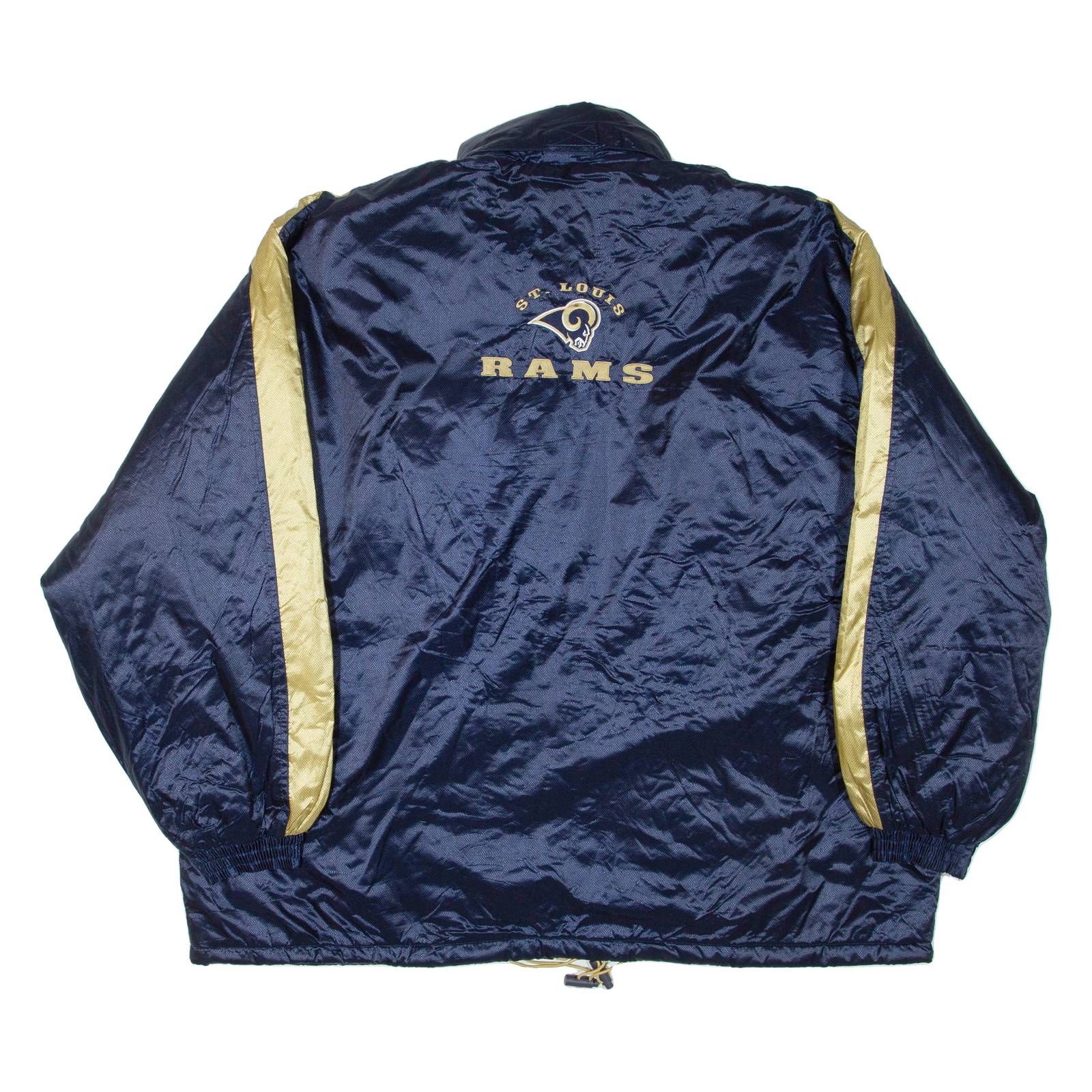 LOGO ATHLETIC X NFL St. Louis Cardinals Mens Jacket Blue Nylon USA 2XL
