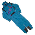 HELLY HANSEN Womens Ski Suit Blue Nylon Relaxed S W28 L29