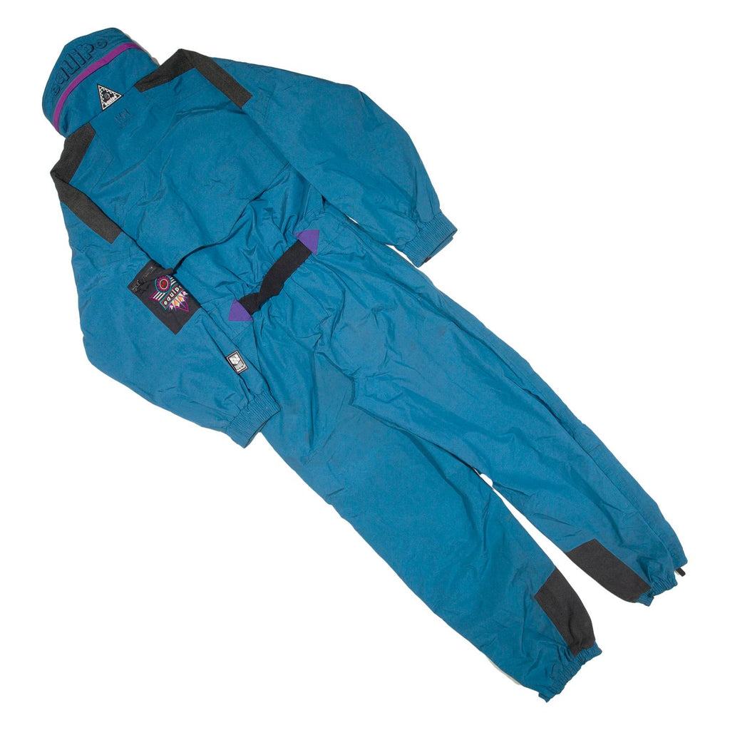 HELLY HANSEN Womens Ski Suit Blue Nylon Relaxed S W28 L29