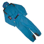 HELLY HANSEN Womens Ski Suit Blue Nylon Relaxed S W28 L29