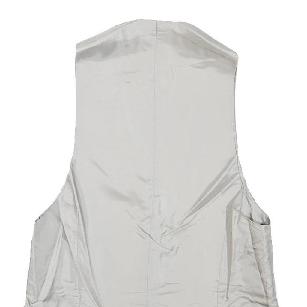 Mens Light Blue Wool Blend Button Jacket XS Formal Waistcoat Classic Style