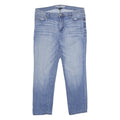 DKNY Womens Jeans Blue Relaxed Straight Denim Light W32 L26 Casual Wear