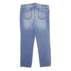 DKNY Womens Jeans Blue Relaxed Straight Denim Light W32 L26 Casual Wear