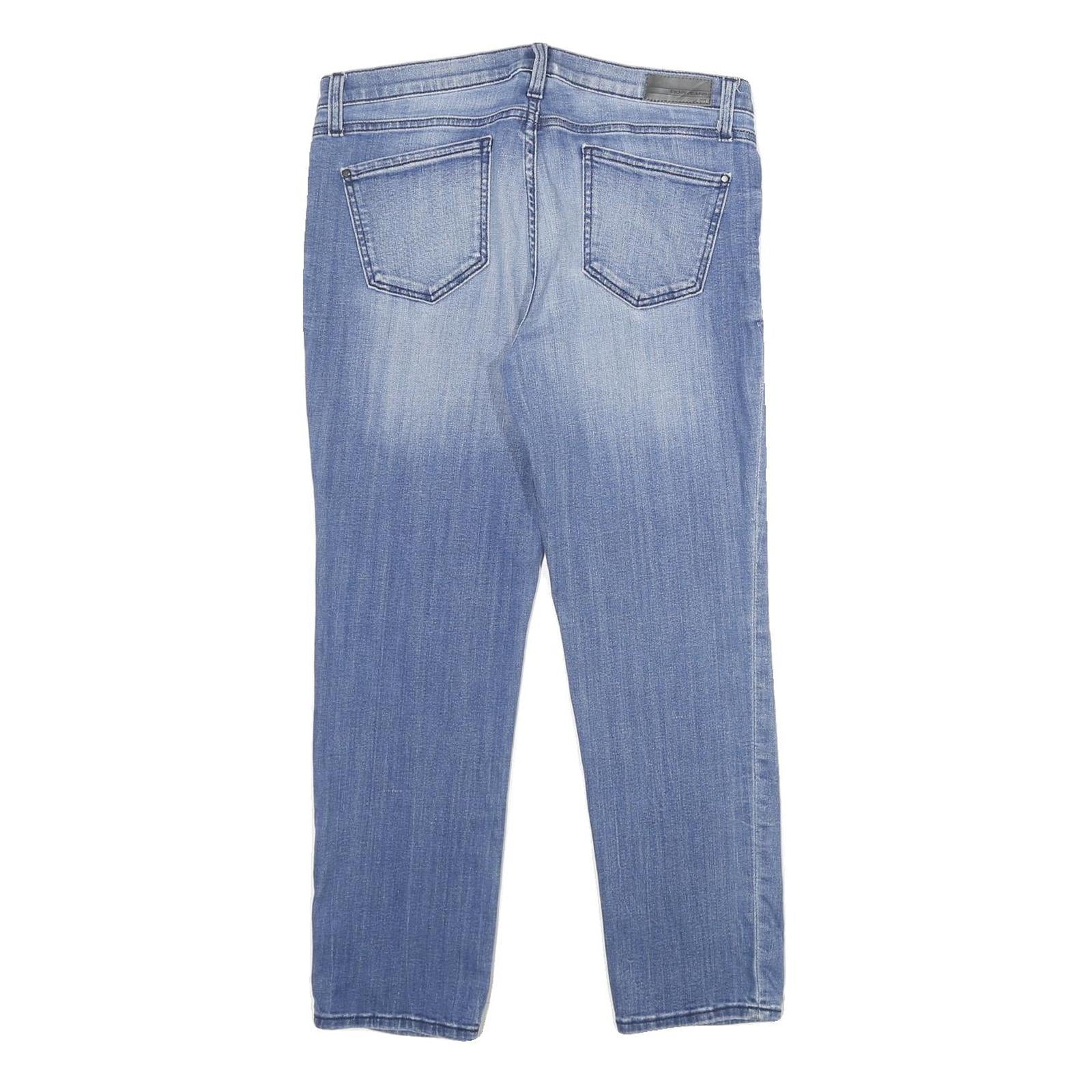 DKNY Womens Jeans Blue Relaxed Straight Denim Light W32 L26 Casual Wear