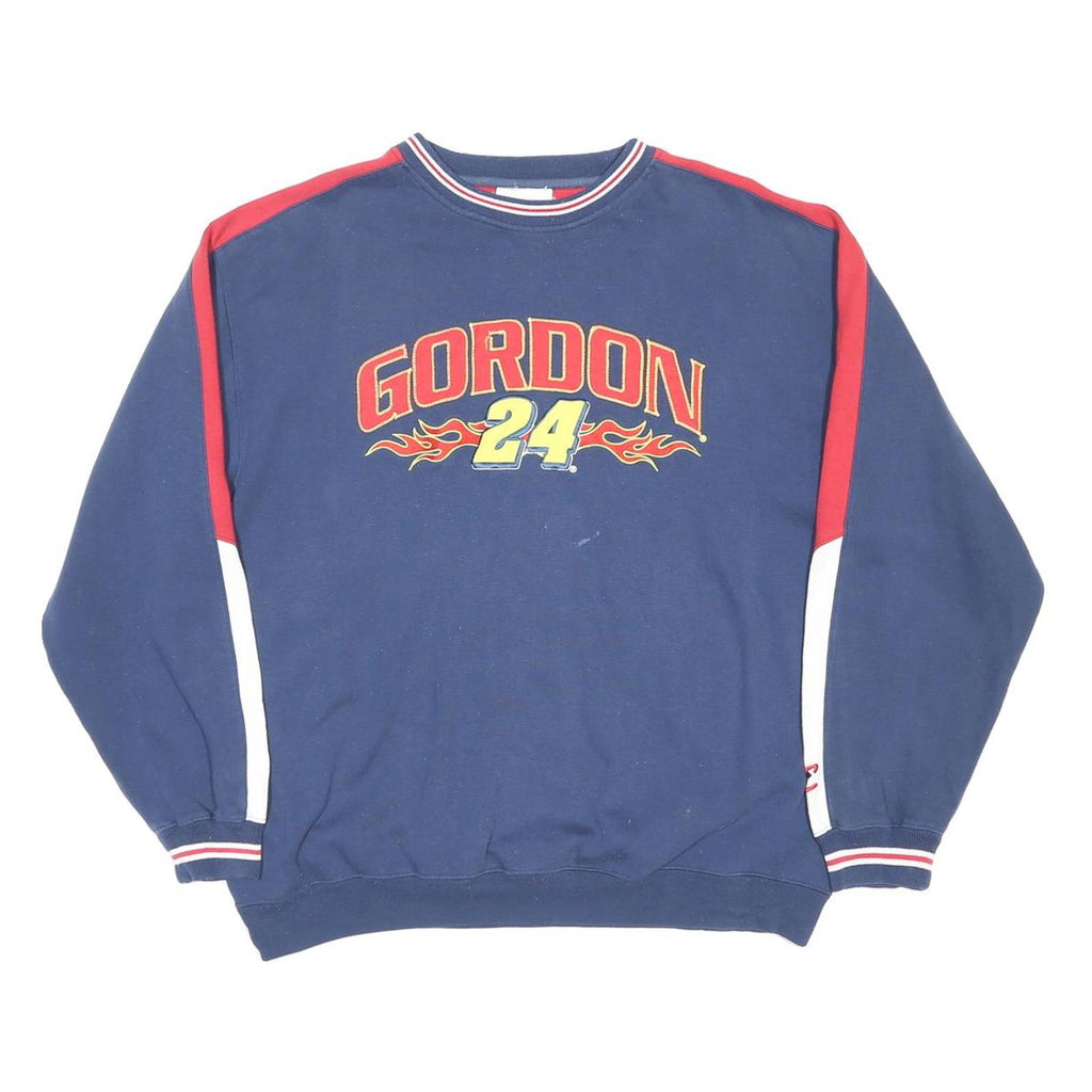 CHASE AUTHENTICS Mens Blue & Red Gordon 24 Crew Neck XL NASCAR Sweatshirt Racing