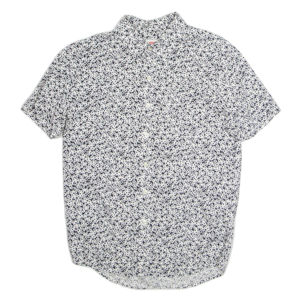 LEVI'S Mens Shirt White Floral S