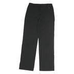 ODLO Womens Black Regular Fit Straight Leg Cotton Blend Trousers W28 L29 Casual