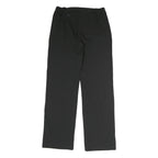 ODLO Womens Black Regular Fit Straight Leg Cotton Blend Trousers W28 L29 Casual