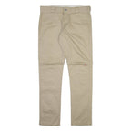 DICKIES Mens Trousers Beige Slim Straight W32 L32