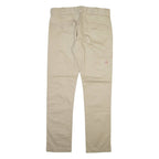 DICKIES Mens Trousers Beige Slim Straight W32 L32