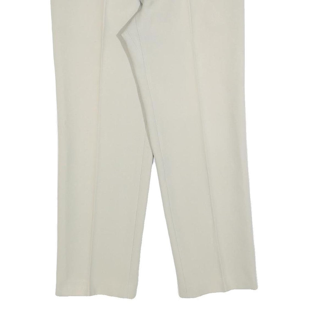 CLASSIC MAN Mens Regular Beige Trousers W34 L28 Zip Closure Formal Style