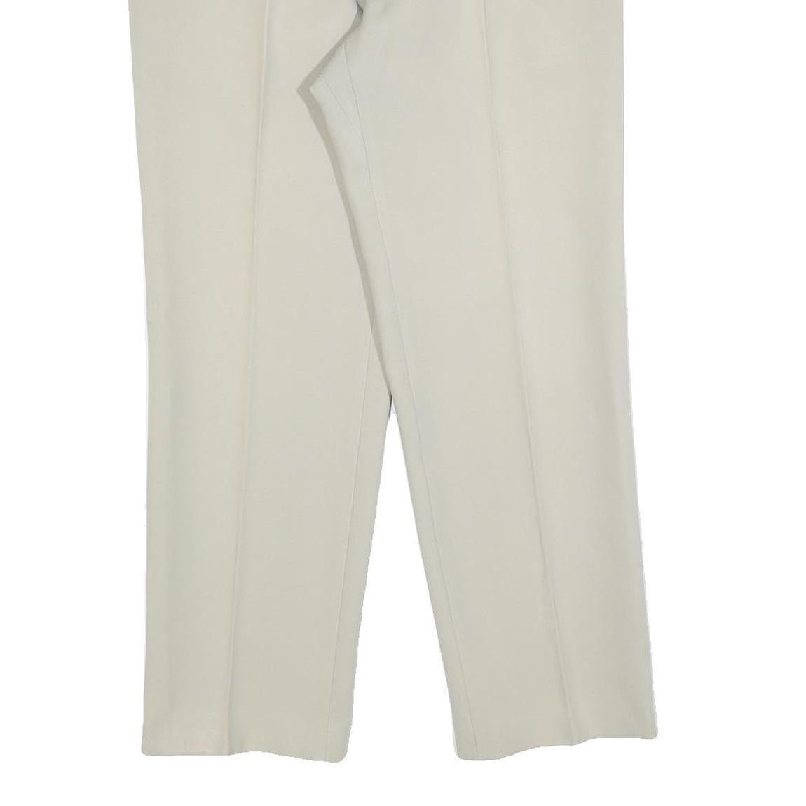 CLASSIC MAN Mens Regular Beige Trousers W34 L28 Zip Closure Formal Style