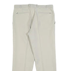 CLASSIC MAN Mens Regular Beige Trousers W34 L28 Zip Closure Formal Style