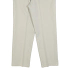 CLASSIC MAN Mens Regular Beige Trousers W34 L28 Zip Closure Formal Style