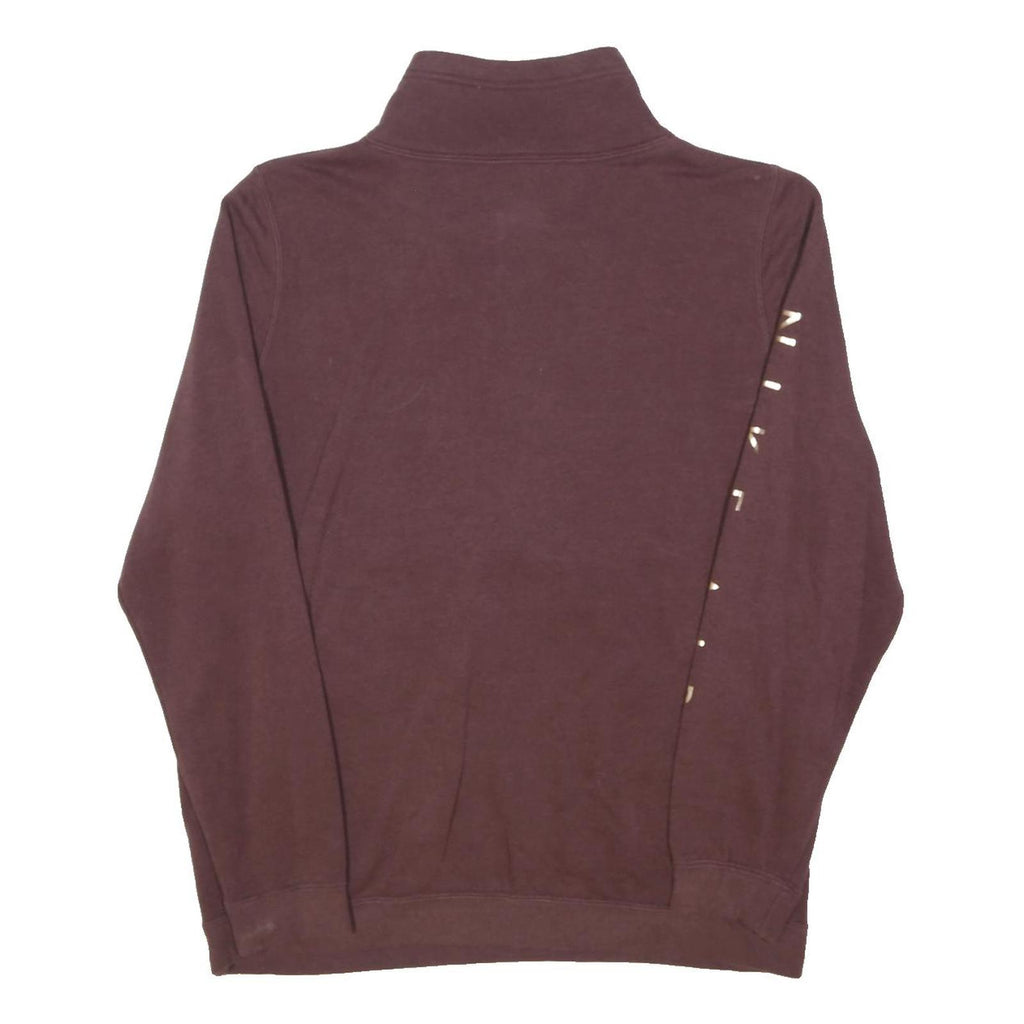 NIKE Womens Maroon Air Zip Jacket M Cotton Blend Casual Sportswear