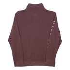 NIKE Womens Maroon Air Zip Jacket M Cotton Blend Casual Sportswear