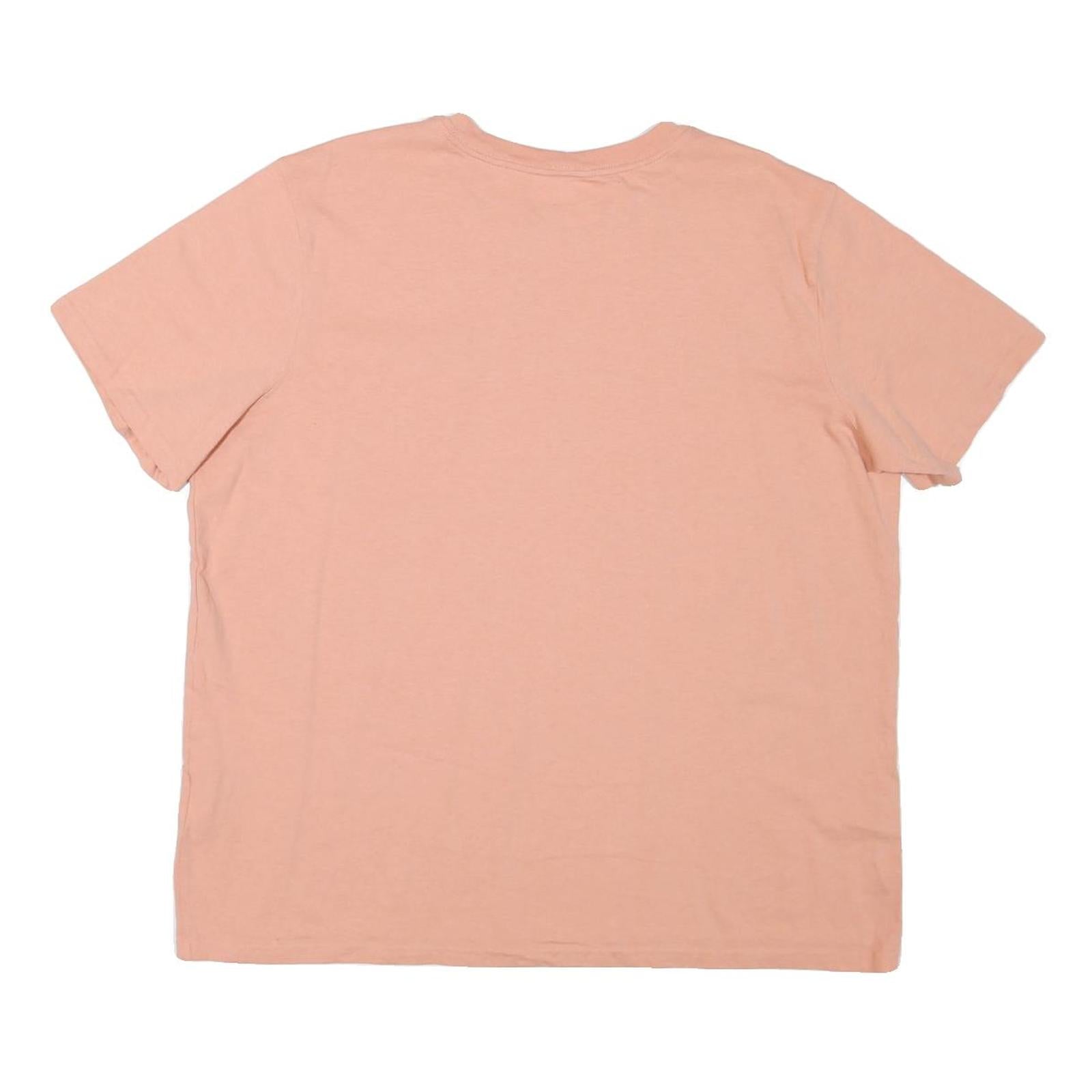 CARHARTT Womens Pink T-Shirt 2XL Short Sleeve Crew Neck Pocket Logo Cotton Blend