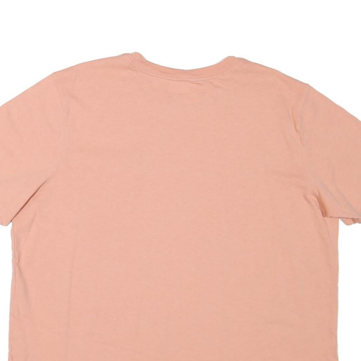 CARHARTT Womens Pink T-Shirt 2XL Short Sleeve Crew Neck Pocket Logo Cotton Blend