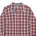 CARHARTT Womens Red & White Check Shirt 2XL Cotton Blend Casual Durable Workwear