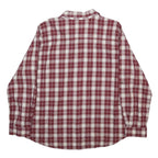 CARHARTT Womens Red & White Check Shirt 2XL Cotton Blend Casual Durable Workwear