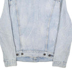 LEVI'S Mens Blue Denim Button Jacket S Cotton Classic Casual Vintage Style