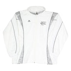 ERIMA Womens White & Grey Outdoor Jacket UK 18 Polyester Blend Woven Plain Zip