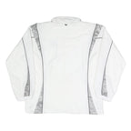 ERIMA Womens White & Grey Outdoor Jacket UK 18 Polyester Blend Woven Plain Zip