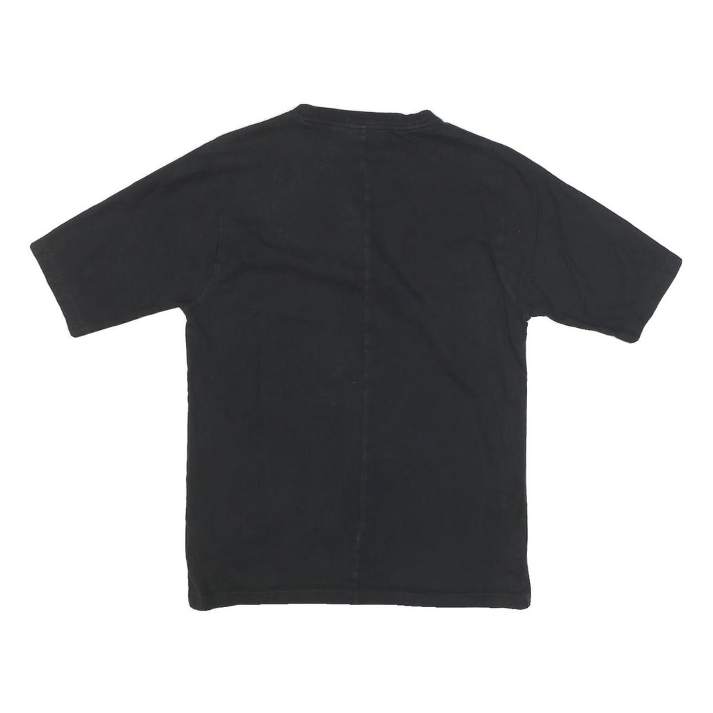 ADIDAS Mens Black Graphic T-Shirt XS Short Sleeve Crew Neck Cotton Blend