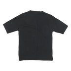 ADIDAS Mens Black Graphic T-Shirt XS Short Sleeve Crew Neck Cotton Blend