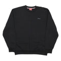 SLAZENGER Mens Black Sweatshirt XL Crew Neck Cotton Blend Pullover Casual