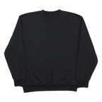 SLAZENGER Mens Black Sweatshirt XL Crew Neck Cotton Blend Pullover Casual