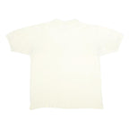 LOTTO Mens Cream Polo Shirt 2XL Cotton Blend Basic Short Sleeve Plain