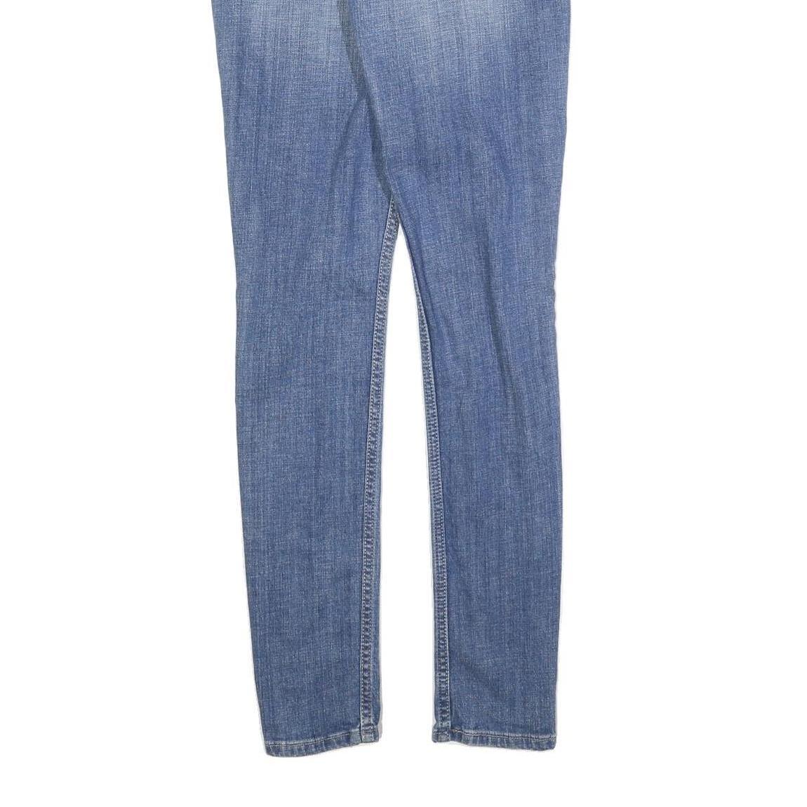 LEVI'S Womens Slim Blue Denim Light Zip Jeans W27 L32 Stretch Cotton Blend