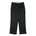LEVI'S Mens Black Regular Fit Straight Trousers W30 L29 Cotton Blend Zip