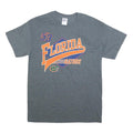 GILDAN Mens Grey Florida Gators Graphic T-Shirt M Short Sleeve Crew Neck